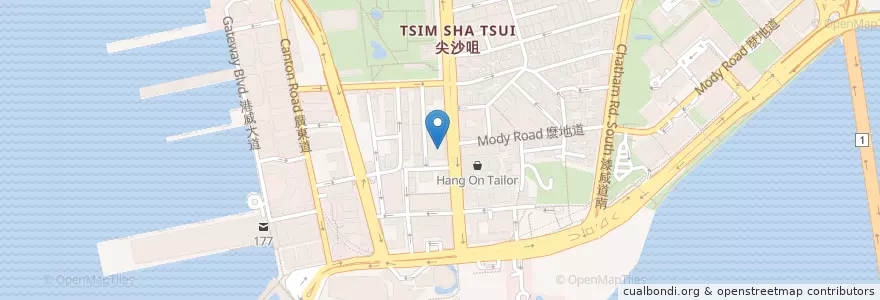 Mapa de ubicacion de Choi Fook Royal Banquet 彩福皇宴 en 中国, 広東省, 香港, 新界, 油尖旺區 Yau Tsim Mong District.