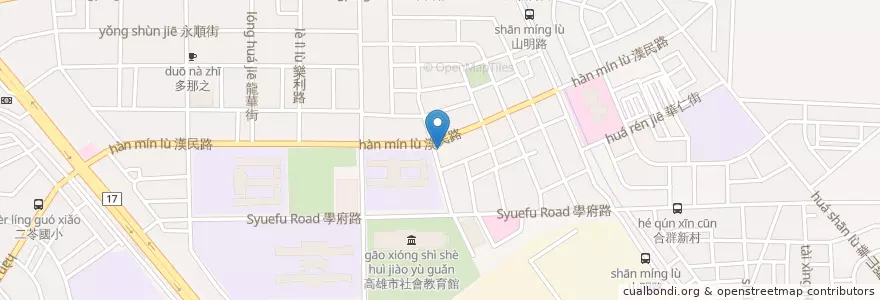 Mapa de ubicacion de 露易莎 en 台湾, 高雄市, 小港区.