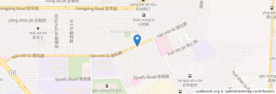 Mapa de ubicacion de 日出茶太 en 타이완, 가오슝시, 샤오강구.