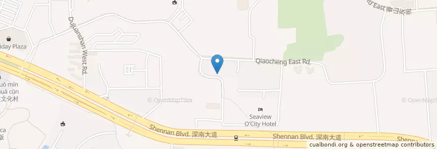 Mapa de ubicacion de 星巴克 en 중국, 광둥성, 선전시, 南山区, 沙河街道.