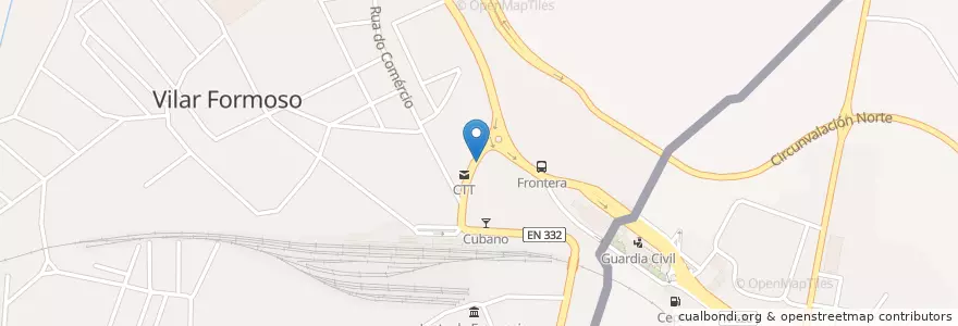 Mapa de ubicacion de Lusitano en Portekiz, Centro, Guarda, Beira Interior Norte, Almeida, Vilar Formoso.