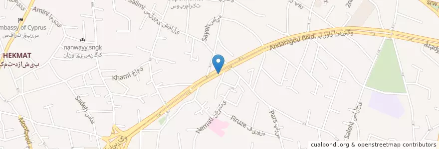 Mapa de ubicacion de کیوسک پلیس en ایران, استان تهران, شهرستان شمیرانات, تهران, بخش رودبار قصران.