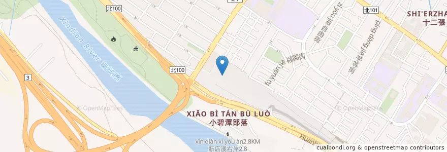 Mapa de ubicacion de IKEA Cafe en تایوان, 新北市, 新店區.