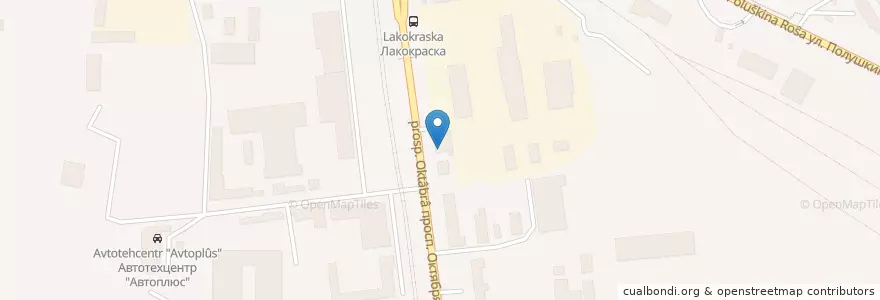Mapa de ubicacion de Добрый доктор en Russland, Föderationskreis Zentralrussland, Oblast Jaroslawl, Ярославский Район, Городской Округ Ярославль.