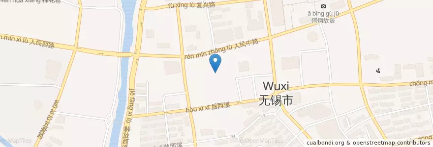 Mapa de ubicacion de The Scientist en China, Wuxi, 梁溪区(Liangxi).