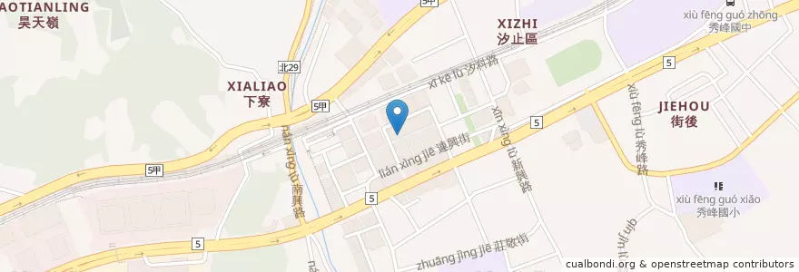 Mapa de ubicacion de 康華幼兒園 en Taiwan, 新北市, 汐止區.