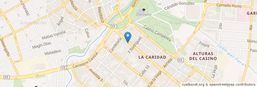 Mapa de ubicacion de Mercado Ideal La Caridad en 古巴, Camagüey, Camagüey, Ciudad De Camagüey.