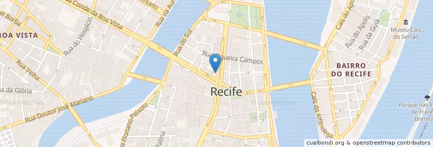 Mapa de ubicacion de Subway en Brasile, Regione Nordest, Pernambuco, Região Geográgica Imediata Do Recife, Região Geográfica Intermediária Do Recife, Região Metropolitana Do Recife, Recife.