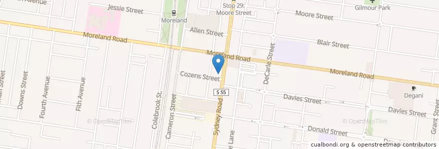 Mapa de ubicacion de Summit Medical Group en أستراليا, ولاية فيكتوريا, City Of Moreland.