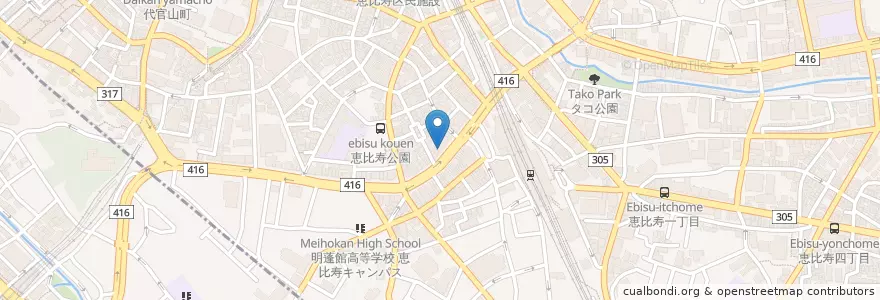 Mapa de ubicacion de 吉野家 en Japan, 東京都.