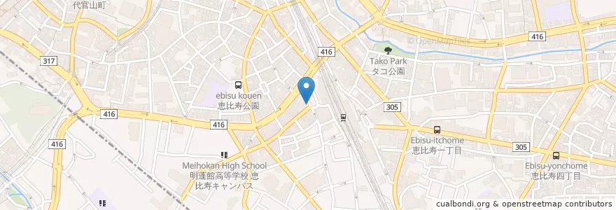 Mapa de ubicacion de ドトールコーヒーショップ en Japón, Tokio.