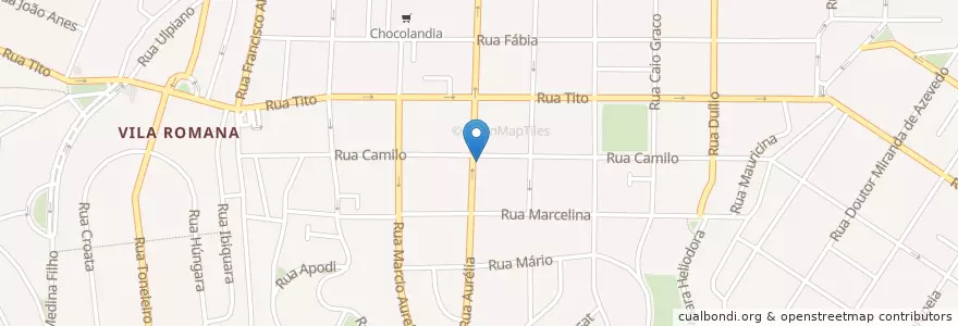 Mapa de ubicacion de Torta Urbana en Brasil, Región Sudeste, San Pablo, Região Geográfica Intermediária De São Paulo, Região Metropolitana De São Paulo, Região Imediata De São Paulo, San Pablo.