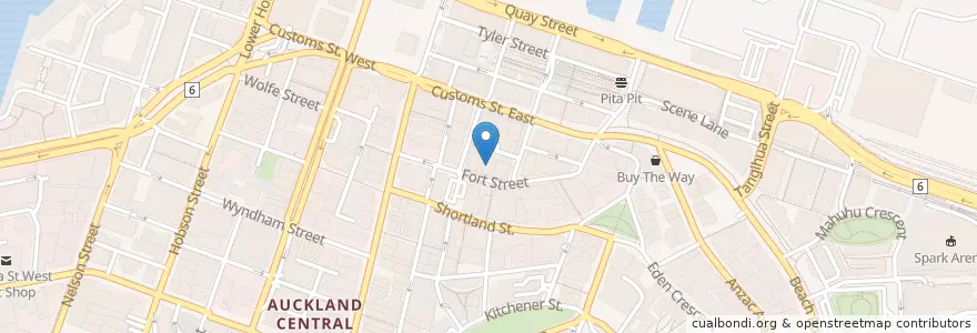 Mapa de ubicacion de Good life en 新西兰, Auckland, Waitematā.
