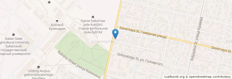 Mapa de ubicacion de Gyros Original en ロシア, 南部連邦管区, クラスノダール地方, Городской Округ Краснодар.