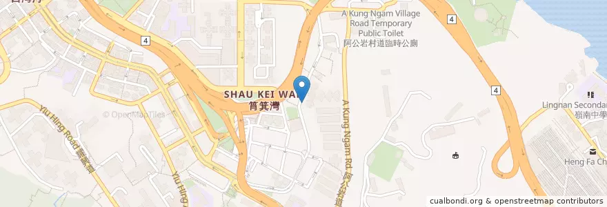 Mapa de ubicacion de 孖寶小廚 en China, Guangdong, Hong Kong, Pulau Hong Kong, Wilayah Baru, 東區 Eastern District.