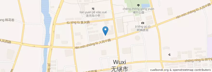 Mapa de ubicacion de McDonald's en Çin, Wuxi, 梁溪区(Liangxi).