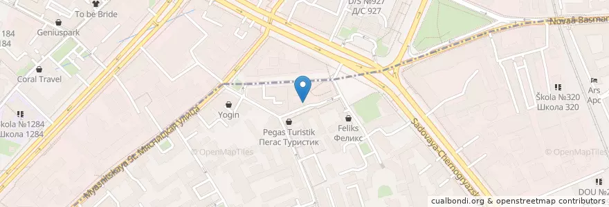 Mapa de ubicacion de PinzaUno en 俄罗斯/俄羅斯, Центральный Федеральный Округ, Москва, Центральный Административный Округ, Красносельский Район.