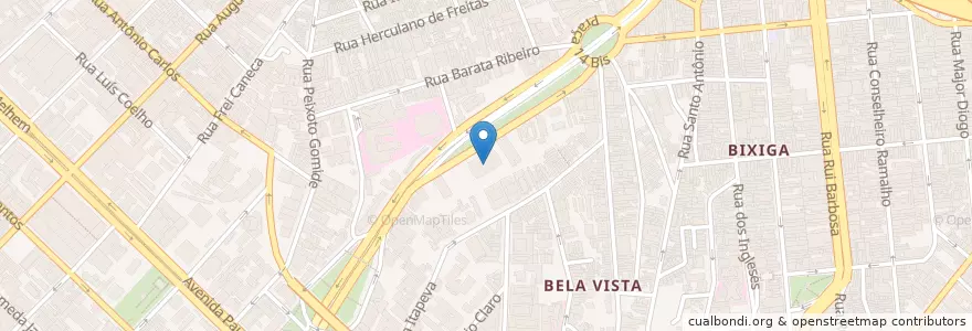 Mapa de ubicacion de Centro de Pesquisa e Formação SESC en Brasilien, Südosten, São Paulo, Região Geográfica Intermediária De São Paulo, Região Metropolitana De São Paulo, Região Imediata De São Paulo, São Paulo.