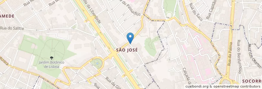 Mapa de ubicacion de É um Restaurante, do Crescer en Portugal, Área Metropolitana De Lisboa, Lissabon, Grande Lisboa, Lissabon.