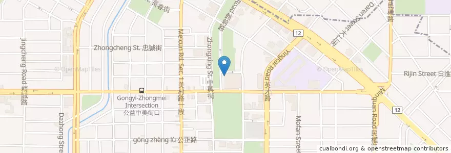 Mapa de ubicacion de Le Ble D'or en Tayvan, Taichung, 西區.