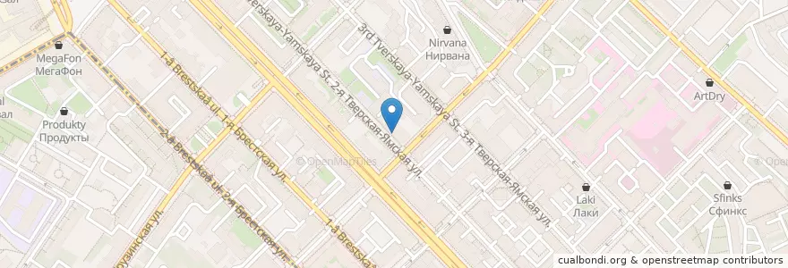 Mapa de ubicacion de Роза пустыни en Rusia, Центральный Федеральный Округ, Москва, Центральный Административный Округ, Тверской Район.