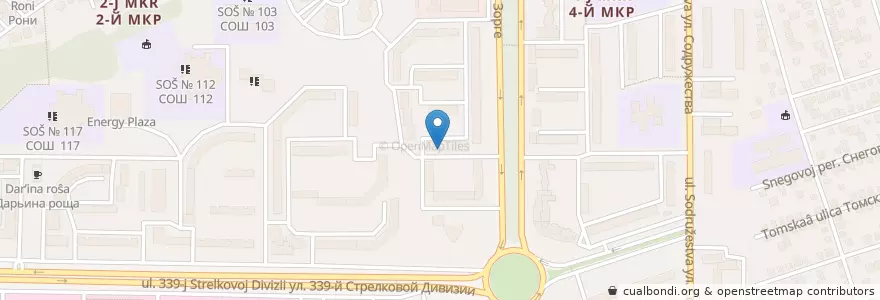 Mapa de ubicacion de Qiwi en Rusia, Южный Федеральный Округ, Óblast De Rostov, Городской Округ Ростов-На-Дону.