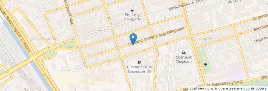 Mapa de ubicacion de Qiwi en ロシア, 南部連邦管区, ロストフ州, Городской Округ Ростов-На-Дону.