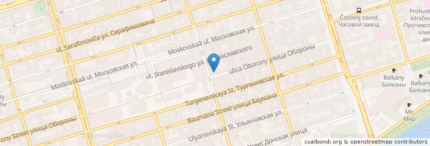 Mapa de ubicacion de Qiwi en Russie, District Fédéral Du Sud, Ростовская Область, Городской Округ Ростов-На-Дону.