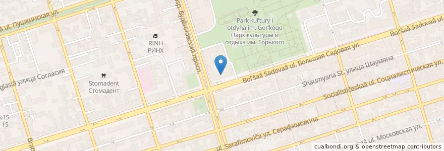 Mapa de ubicacion de Qiwi en 러시아, 남부연방관구, Ростовская Область, Городской Округ Ростов-На-Дону.