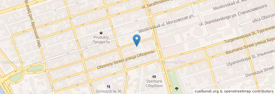 Mapa de ubicacion de Qiwi en Rusia, Южный Федеральный Округ, Óblast De Rostov, Городской Округ Ростов-На-Дону.