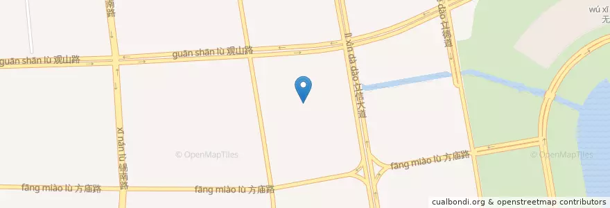 Mapa de ubicacion de KFC en Китай, Уси, 滨湖区 (Binhu).