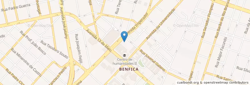 Mapa de ubicacion de Centro de educação de jovens e adultos Professor José Neudson Braga en Brazil, Northeast Region, Ceará, Região Geográfica Intermediária De Fortaleza, Microrregião De Fortaleza, Fortaleza.