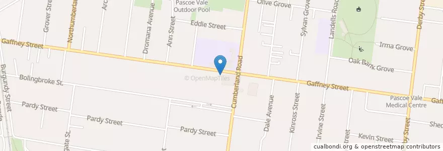 Mapa de ubicacion de Anthropology Specialty Coffee and Concept Store en Avustralya, Victoria, City Of Moreland.