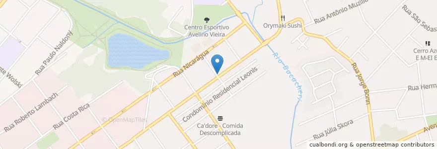 Mapa de ubicacion de Mr. Hoppy - Bacacheri en Brasil, Región Sur, Estado De Paraná, Região Geográfica Intermediária De Curitiba, Região Metropolitana De Curitiba, Microrregião De Curitiba, Curitiba.