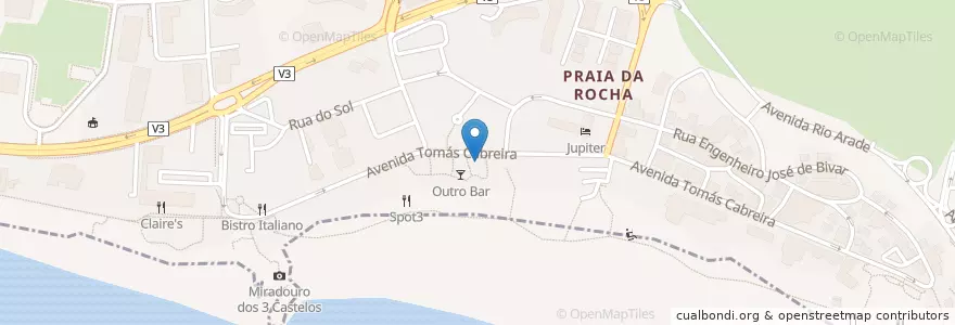 Mapa de ubicacion de Katedral en Portekiz, Algarve, Algarve, Faro, Portimão, Portimão.