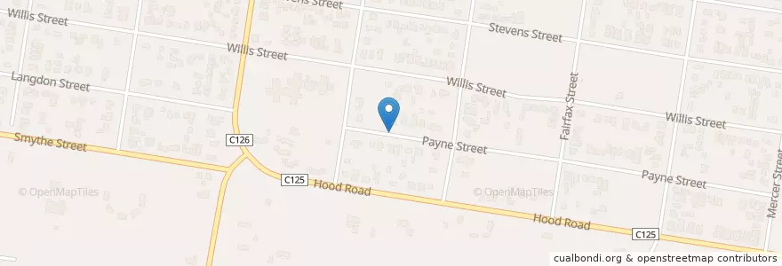 Mapa de ubicacion de Portarlington Community Cupboard en Australia, Victoria, City Of Greater Geelong.