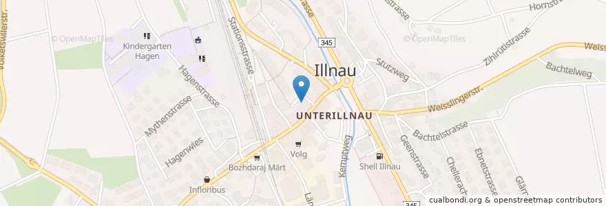 Mapa de ubicacion de Frieden Bar en 스위스, 취리히, Bezirk Pfäffikon, Illnau-Effretikon.