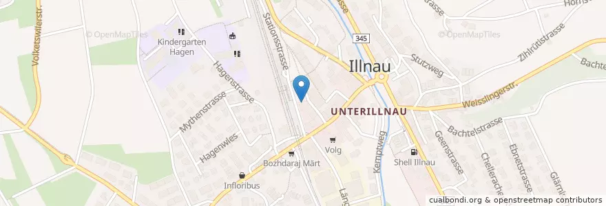 Mapa de ubicacion de Dr. med Almut Redding en Zwitserland, Zürich, Bezirk Pfäffikon, Illnau-Effretikon.