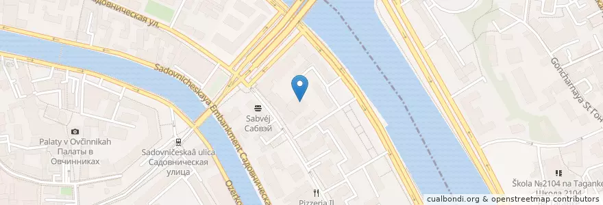 Mapa de ubicacion de АвтоДрайвер en 俄罗斯/俄羅斯, Центральный Федеральный Округ, Москва, Центральный Административный Округ.