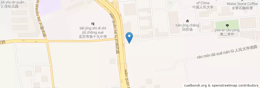 Mapa de ubicacion de redidential building en چین, پکن, هبئی, 海淀区.