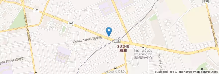 Mapa de ubicacion de 民族郵局 en تایوان, 新北市, 板橋區.