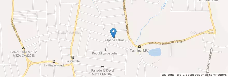 Mapa de ubicacion de Rosticería y Asados Papipollo en Nikaragua, Departamento De Managua, Managua (Municipio).