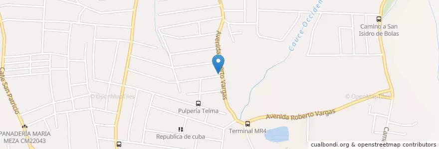 Mapa de ubicacion de Vida Eterna en Никарагуа, Departamento De Managua, Managua (Municipio).