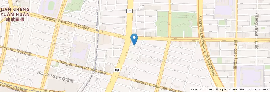 Mapa de ubicacion de Game Square en تایوان, 新北市, تایپه, 中山區.