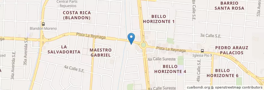 Mapa de ubicacion de ViveWin Sport Bar & Karaoke en Nicaragua, Departamento De Managua, Managua (Municipio).