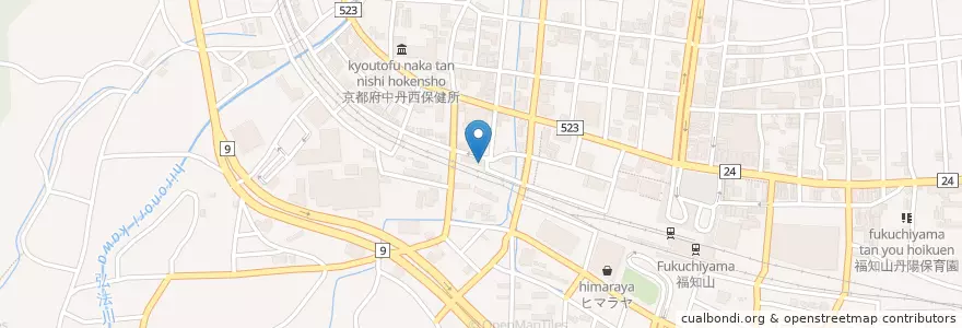 Mapa de ubicacion de あぶりや en Giappone, Prefettura Di Kyoto, 福知山市.