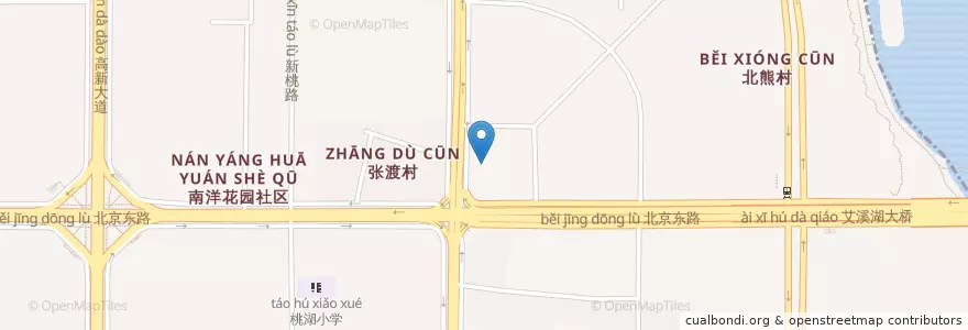 Mapa de ubicacion de 万达影城 Wanda Theater en China, Jiangxi, Nanchang, 青山湖区, 京东镇.