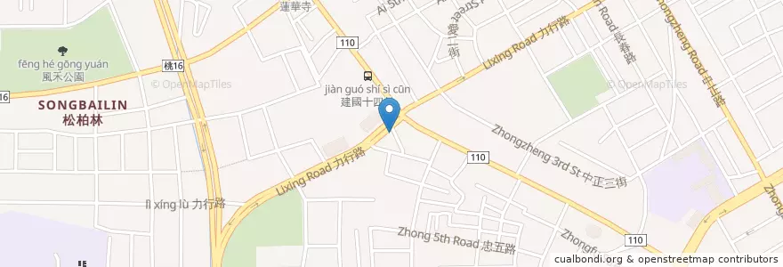 Mapa de ubicacion de J cafe' en Тайвань, Таоюань, 桃園區.