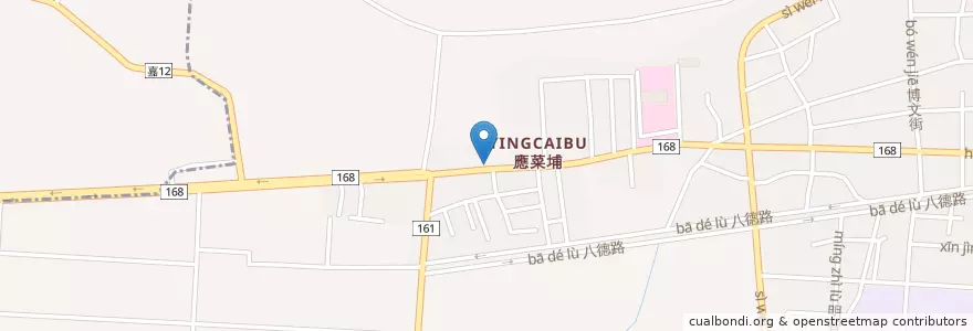 Mapa de ubicacion de 一品便當 en Taiwan, Provincia Di Taiwan, Contea Di Chiayi, 朴子市.