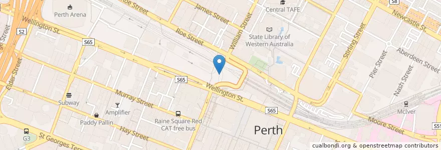 Mapa de ubicacion de Henry Little en أستراليا, أستراليا الغربية, City Of Perth.